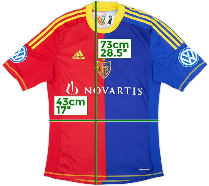 2012-13 FC Basel Youth Issue Home Shirt #8 - 6/10 - (M)