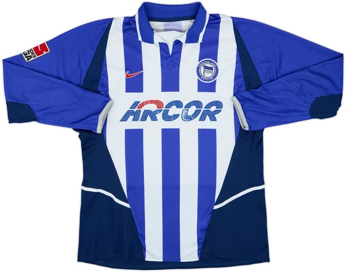 2002-04 Hertha Berlin Home L/S Shirt - 5/10 - (XL)