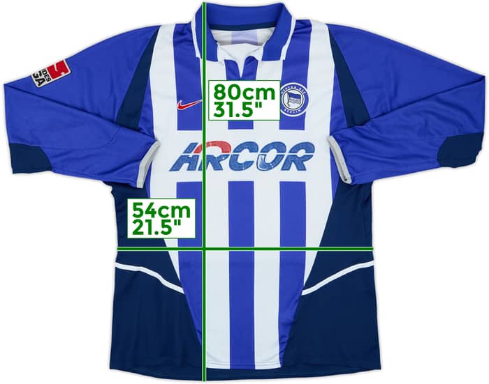 2002-04 Hertha Berlin Home L/S Shirt - 5/10 - (XL)