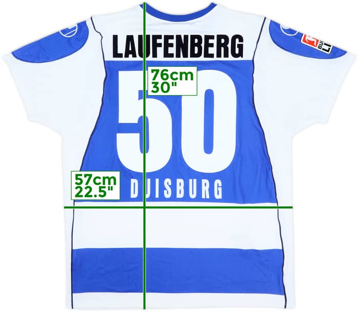 2006-07 Duisburg Home Shirt Laufenberg #50 - 9/10 - (3XL)