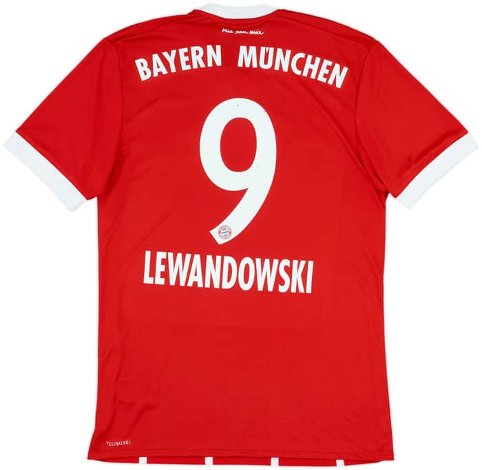 Camiseta de local del Bayern Munich 2017-18 Lewandowski #9 - 7/10 - (S)