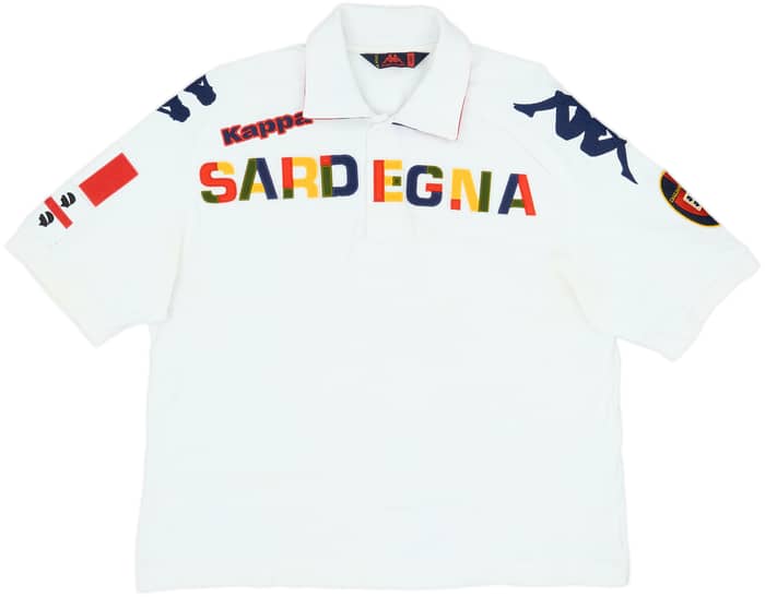 2011-12 Cagliari Kappa Polo Shirt - 6/10 - (L)