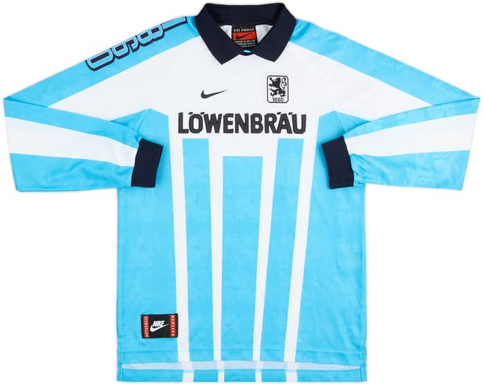 1996-97 1860 Munich Home L/S Shirt - 7/10 - (15-16 Years)