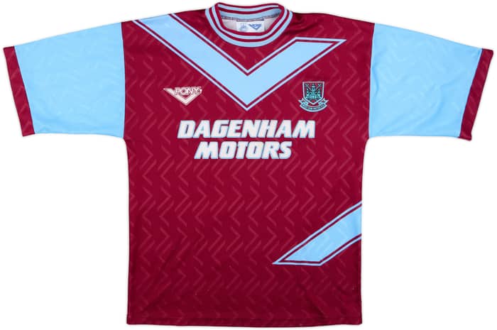 1993-95 West Ham Home Shirt - 8/10 - (M)