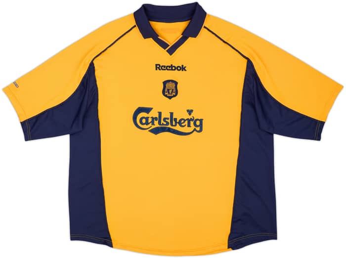 Camiseta de visitante del Liverpool 2000-02 Gerrard #17 - 6/10 - (XL)