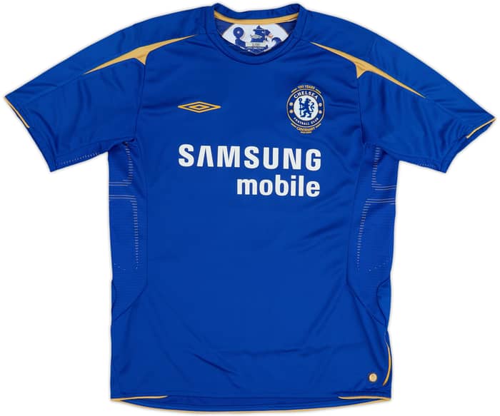 2005-06 Chelsea Centenario Camiseta Local Lampard #8 - 5/10 - (L)