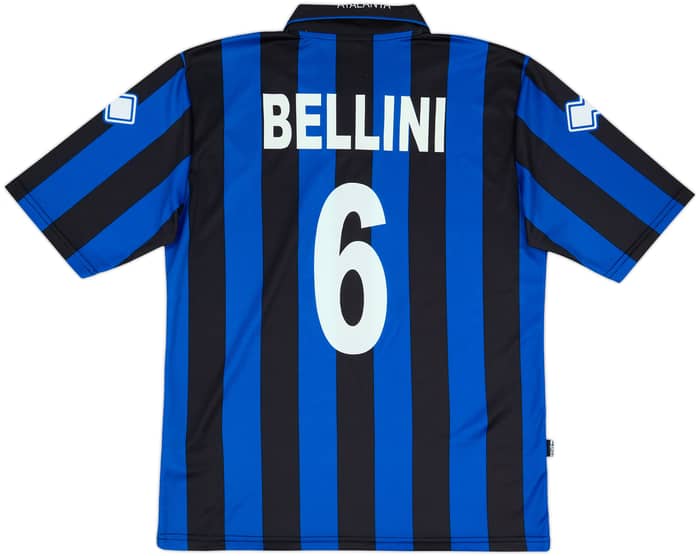 2007-08 Atalanta Home Shirt Bellini #6 - 8/10 - (L)
