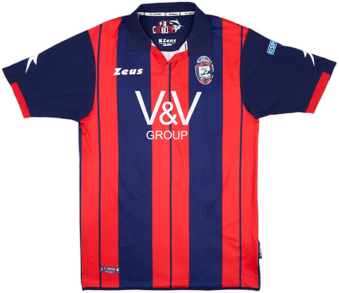 2014-15 Crotone Match Issue Home Shirt Berardocco #19
