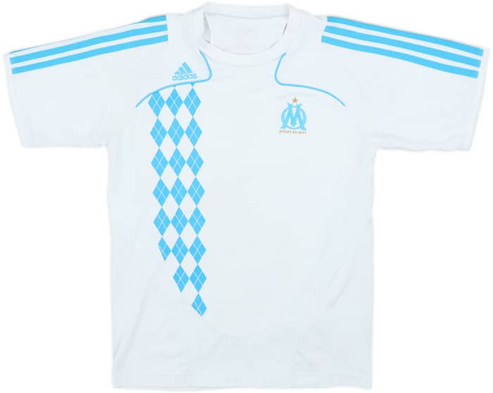 2008-09 Marseille adidas Training Shirt - 6/10 - (13-14 Years)