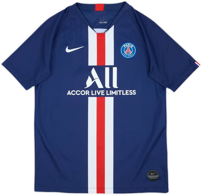 2019-20 Paris Saint-Germain Home Shirt Mbappe #7 - 8/10 - (14-16 Years)