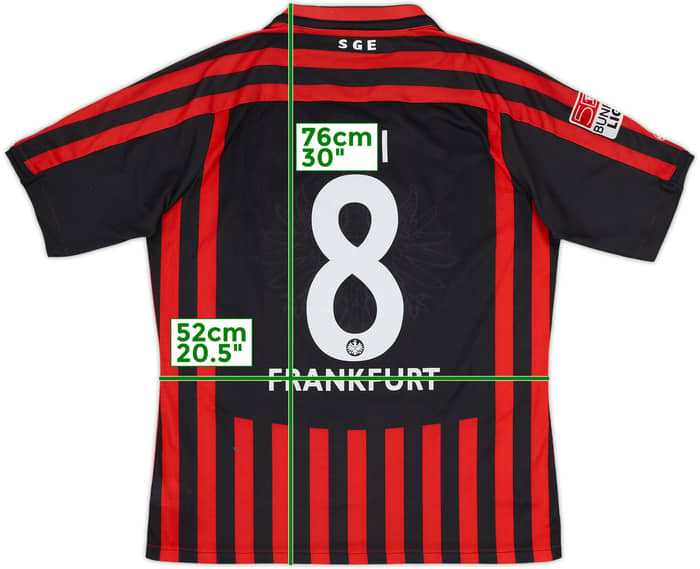 2012-13 Eintracht Frankfurt Home Shirt Inui #8 - 8/10 - (M)