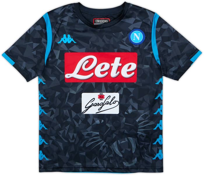 2018-19 Napoli Away Shirt - 8/10 - (7-8 Years)