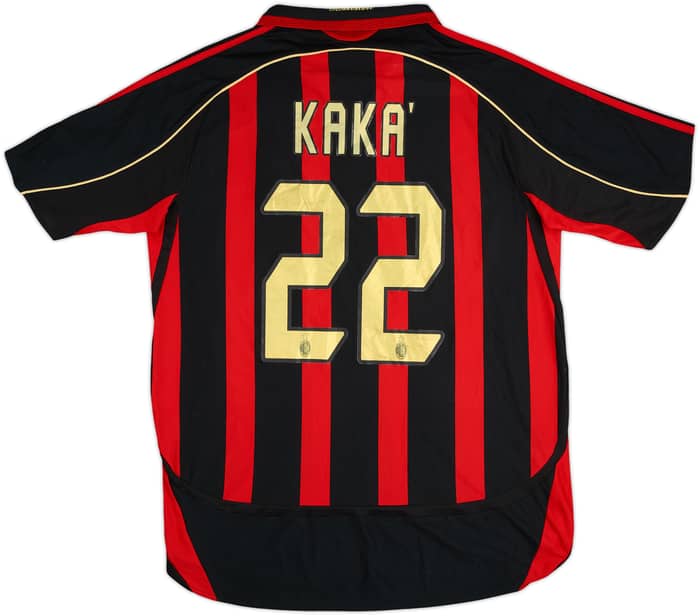 2006-07 AC Milan Home Shirt Kaka' #22 - 5/10 - (L)