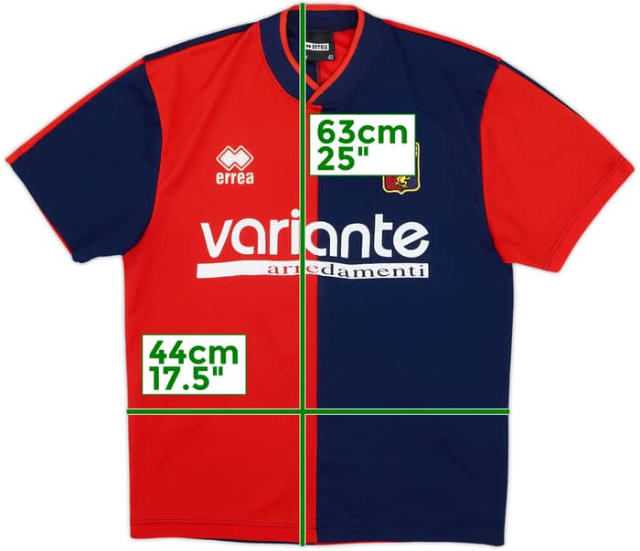 2004-05 Genoa Youth Home Shirt #17 - 8/10 - (15-16 Years)