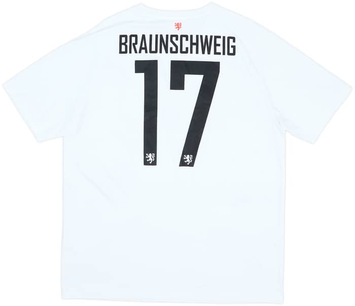 2019-20 Eintracht Braunschweig Youth Match Issue GK S/S Shirt #17