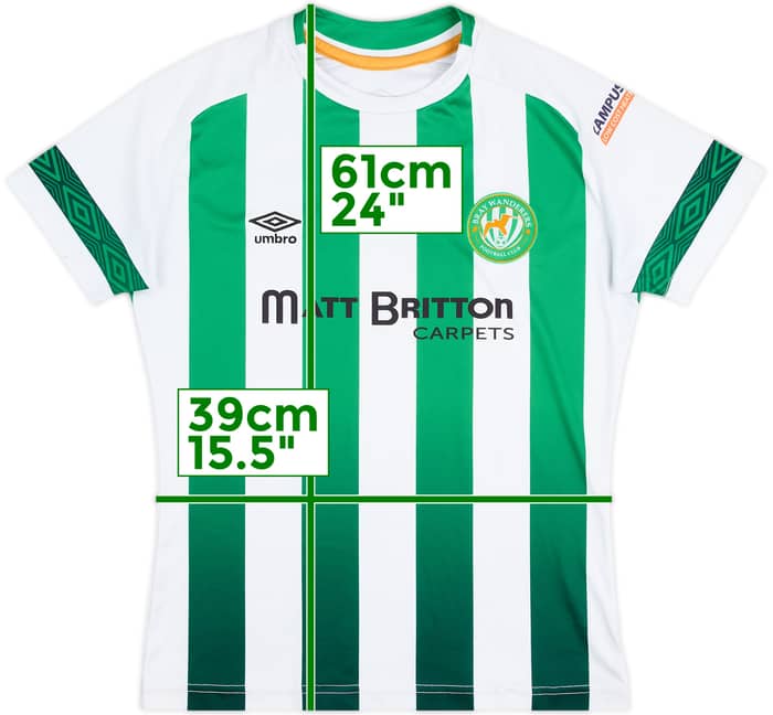 2020-22 Bray Wanderers Home Shirt - 7/10 - (11-12 Years)