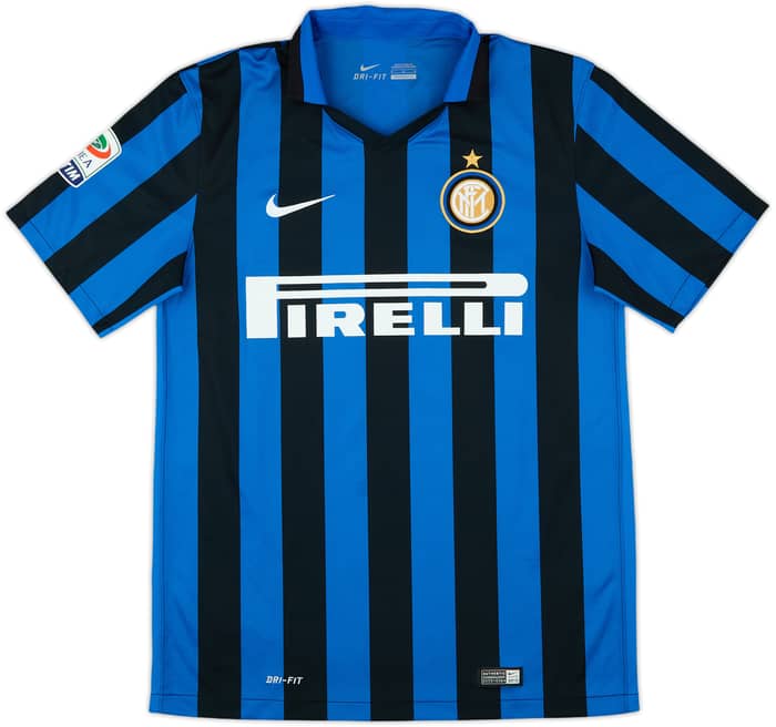 2015-16 Inter Milan Signed Home Shirt Palacio #8 - 5/10 - (M)