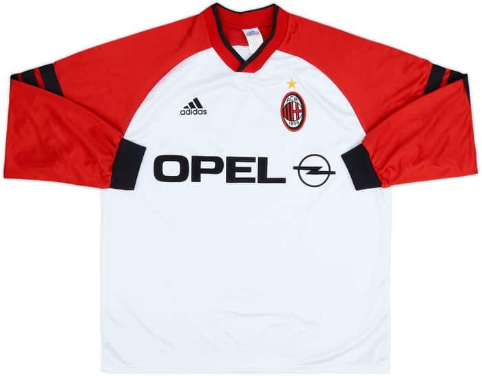 1998-00 AC Milan adidas Training L/S Shirt - 8/10 - (XL)