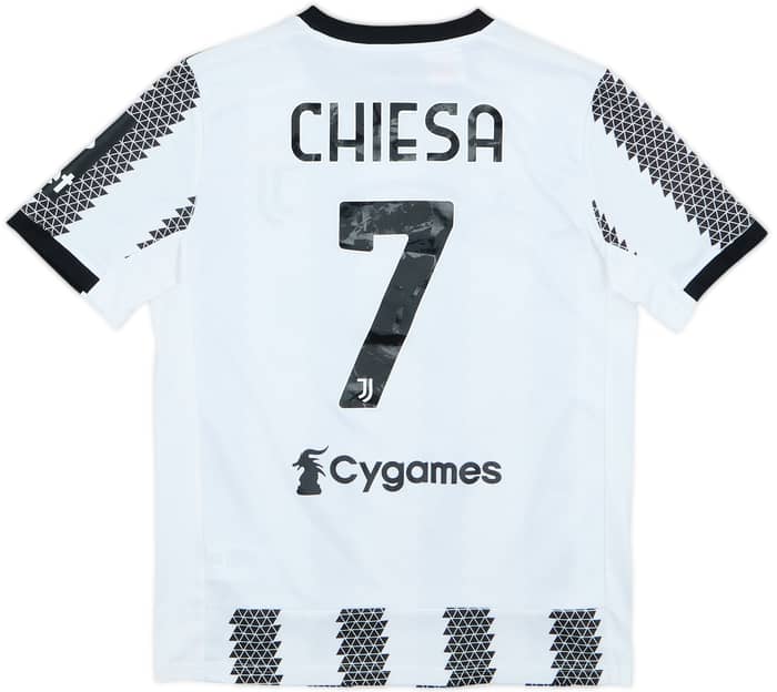 2022-23 Juventus Home Shirt Chiesa #7 - 8/10 - (13-14 Years)