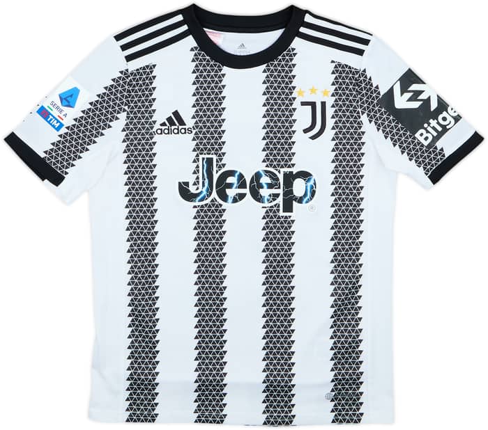 2022-23 Juventus Home Shirt Chiesa #7 - 8/10 - (13-14 Years)