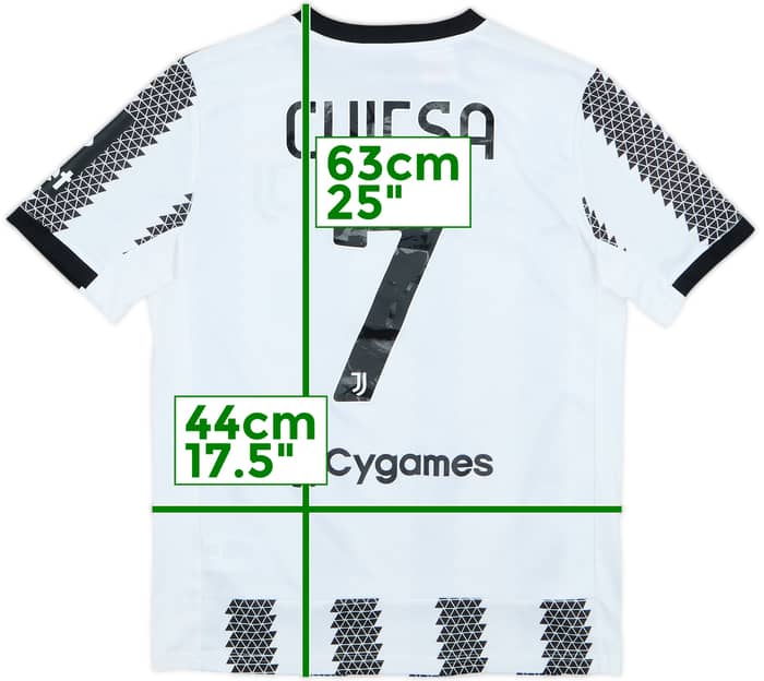 2022-23 Juventus Home Shirt Chiesa #7 - 8/10 - (13-14 Years)