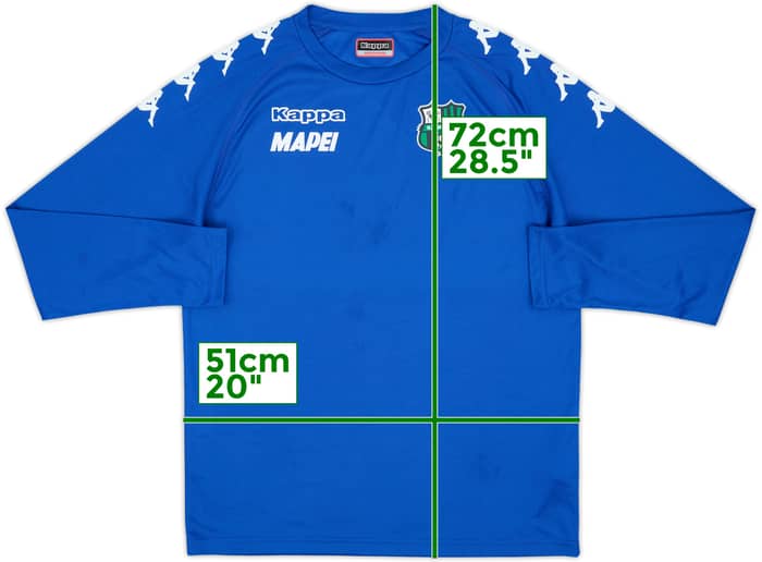 2019-20 Sassuolo Kappa Training L/S Shirt - 6/10 - (M)