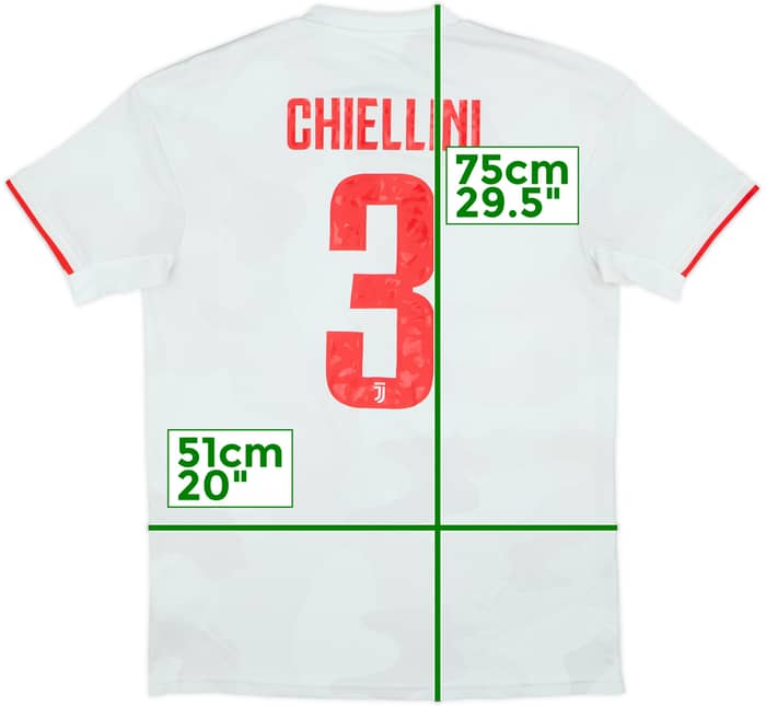 2019-20 Juventus Away Shirt Chiellini #3 - 8/10 - (M)
