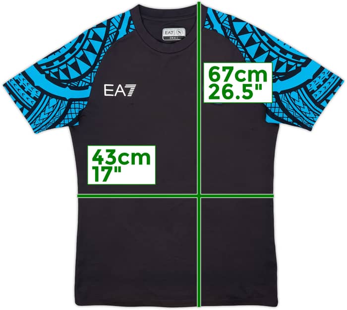 2023-24 Napoli EA7 Training Shirt - 7/10 - (S)