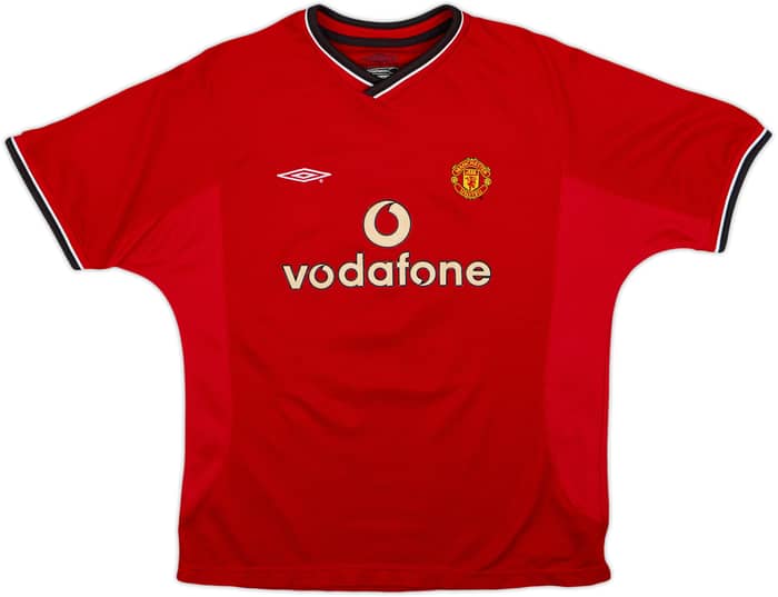 2000-02 Manchester United Home Shirt Keane #16 - 4/10 - (13-14 Years)