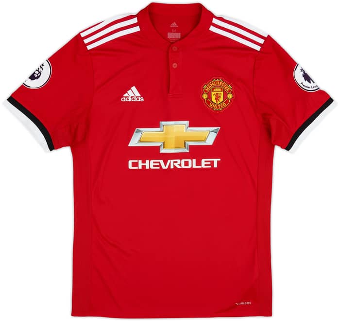2017-18 Manchester United Home Shirt Lukaku #9 - 8/10 - (M)
