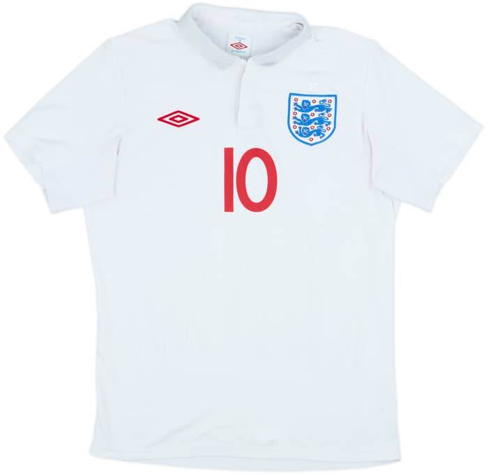 2009-10 England Home Shirt Rooney #10 - 5/10 - (M)