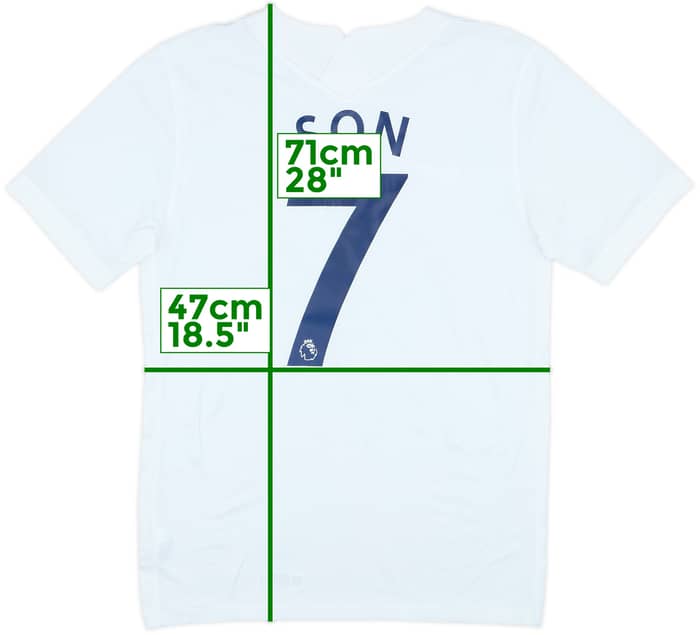 2021-22 Tottenham Home Shirt Son #7 - 8/10 - (S)