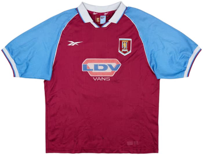 1998-99 Aston Villa Home Shirt Merson #10 - 5/10 - (L)