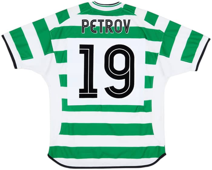 2001-03 Celtic Home Shirt Petrov #19 - 7/10 - (L)