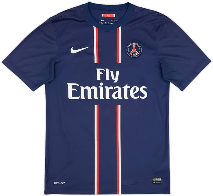 2012-13 Paris Saint-Germain Home Shirt Beckham #32 - 7/10 - (S)