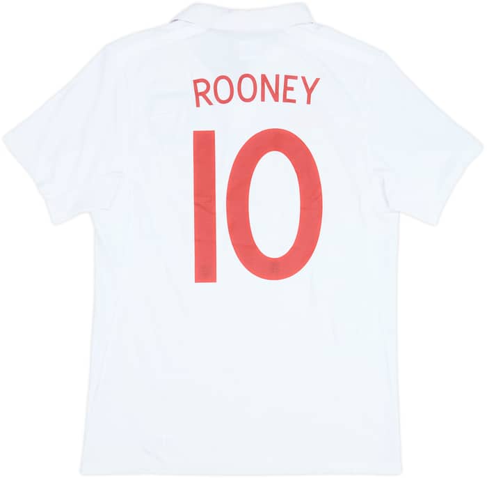 2009-10 England Home Shirt Rooney #10 - 10/10 - (M)