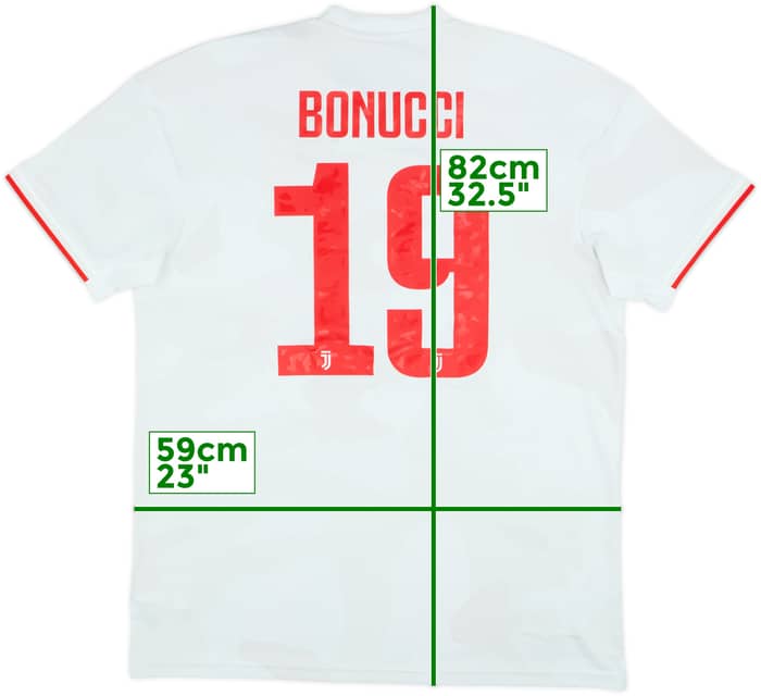 2019-20 Juventus Away Shirt Bonucci #19 - 8/10 - (XL)