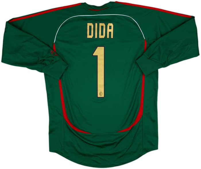 2006-07 AC Milan GK Shirt Dida #1 - 8/10 - (M)