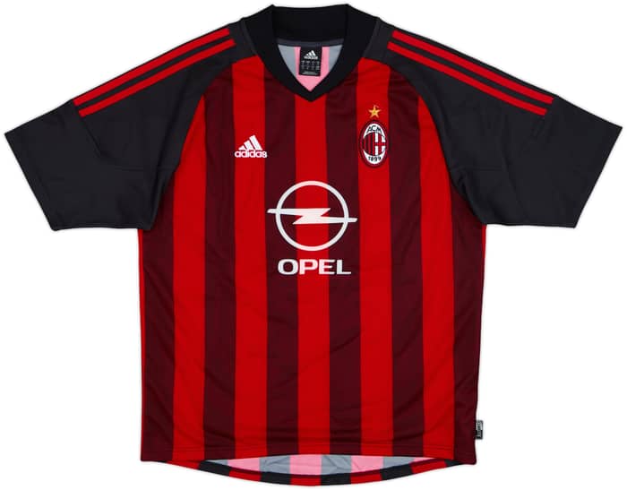 2002-03 AC Milan Home Shirt Rivaldo #11 - 8/10 - (M)