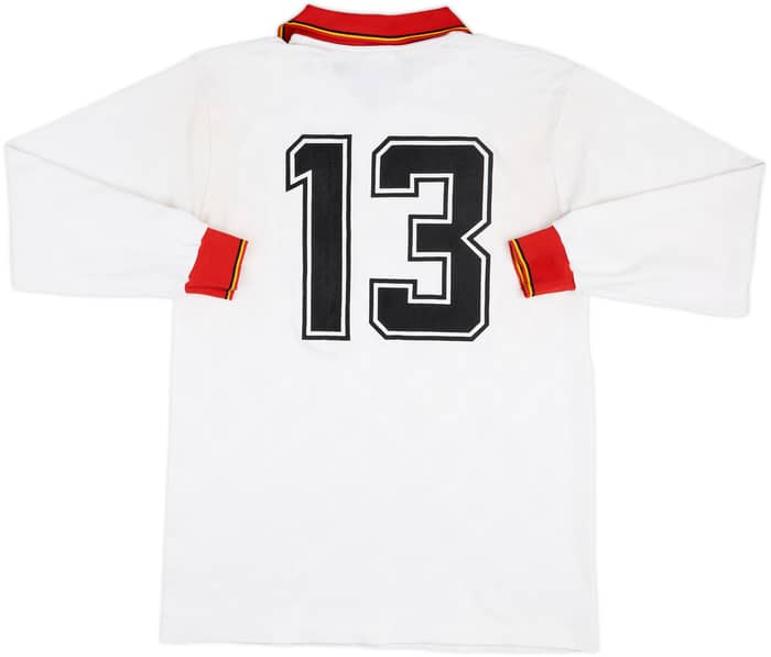 1992-94 Belgium Player Issue Away L/S Shirt #13 - 8/10 - (L)