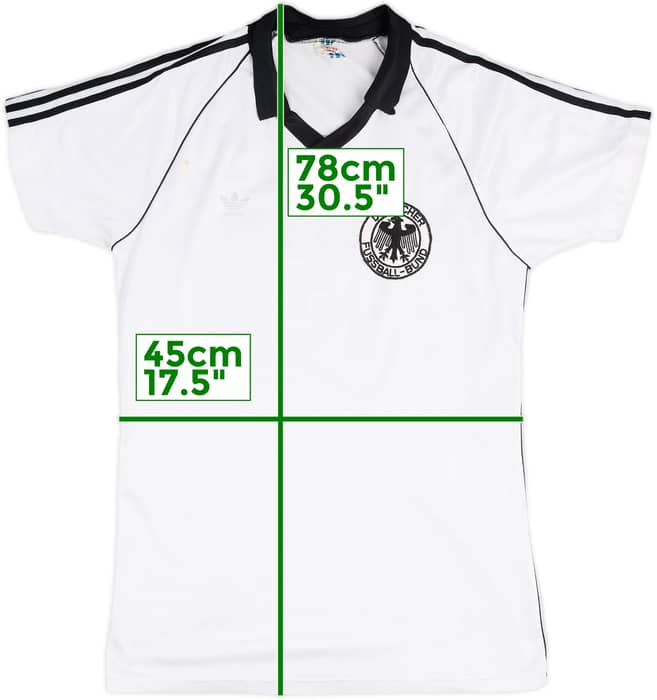 1982-84 West Germany Match Issue Home Shirt #15