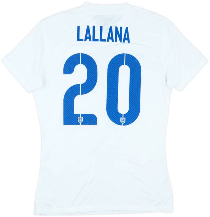 2014 England Match Issue Home Shirt Lallana #20