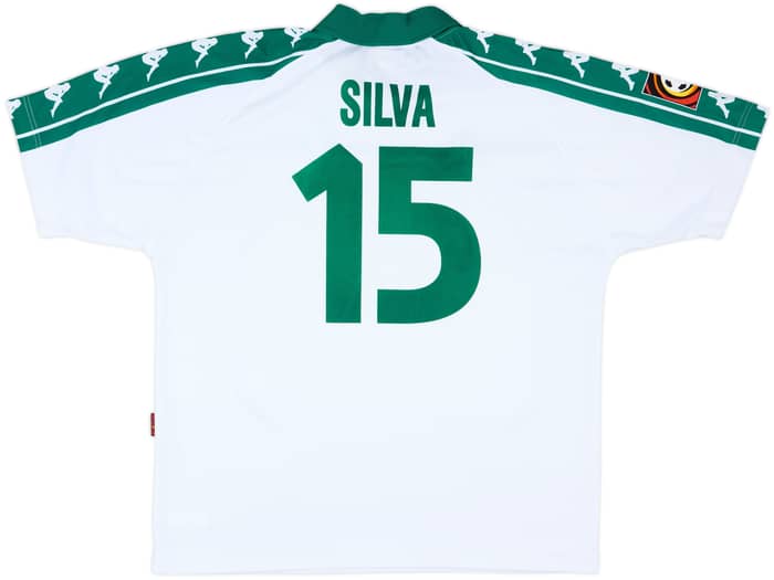2001-02 Werder Bremen Match Issue Away Shirt Silva #15