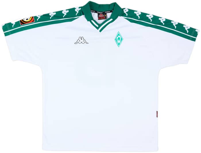 2001-02 Werder Bremen Match Issue Away Shirt Silva #15