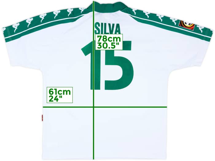 2001-02 Werder Bremen Match Issue Away Shirt Silva #15