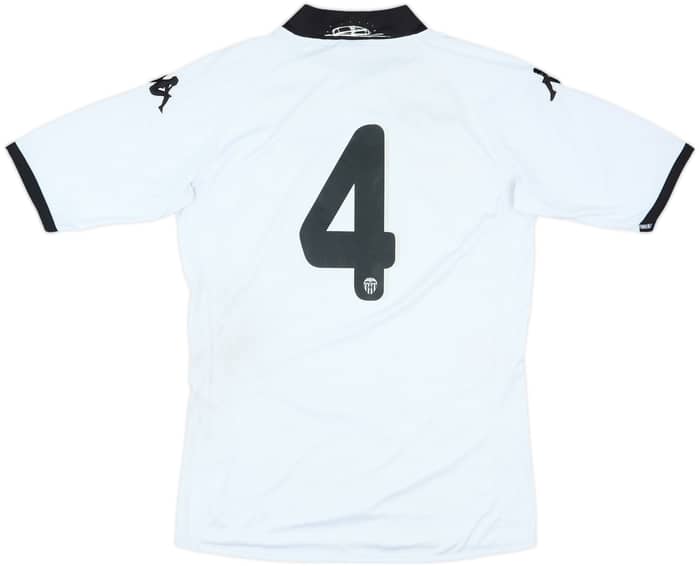 2009-10 Valencia Home Shirt #4 - 4/10 - (L)