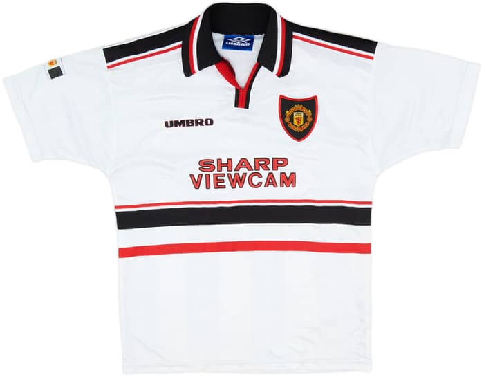 1997-99 Manchester United Away Shirt & Shorts - 7/10 - (L.Boys)