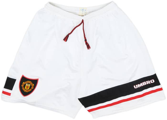 1997-99 Manchester United Away Shirt & Shorts - 7/10 - (L.Boys)