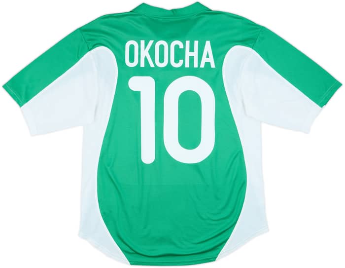 2000-01 Nigeria Home Shirt Okocha #10 - 9/10 - (M)