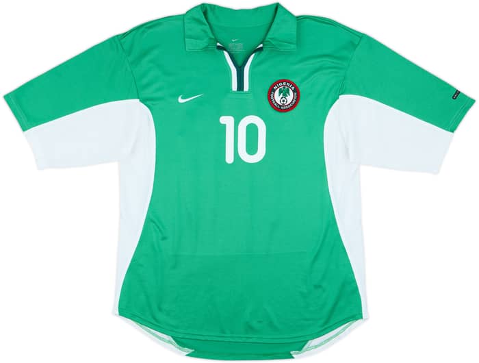 2000-01 Nigeria Home Shirt Okocha #10 - 9/10 - (M)